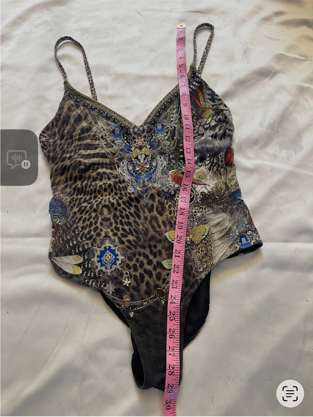CAMILLA Treasure Chaser Low Back Bodysuit | Size L | Never Worn | Authentic - Picture 14 of 16